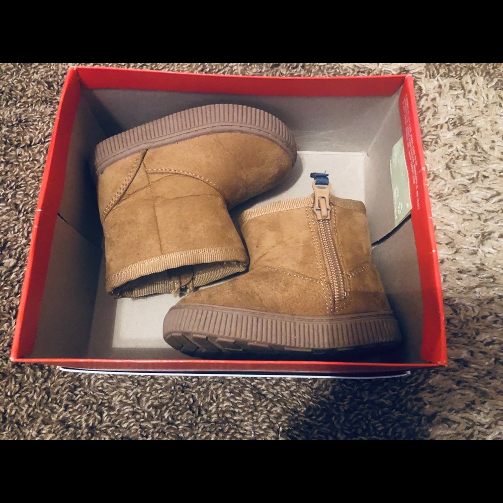 Tan boots